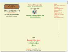 Tablet Screenshot of daltonchiropractic.com